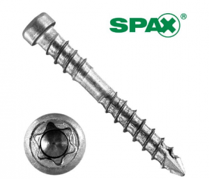 Саморез Spax для монтажа террасной доски 3,5х25 мм нерж.сталь
